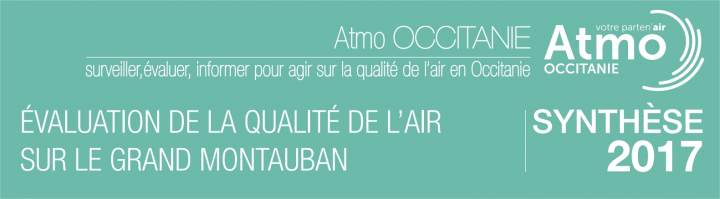 2017 - Synthèse - Evaluation de la Qualité de l'Air sur le Grand Montauban